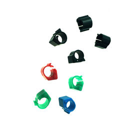 रंगीन ABS प्लास्टिक TK4100 LF RFID कबूतर अंगूठी टैग पनरोक सर्कल आकार